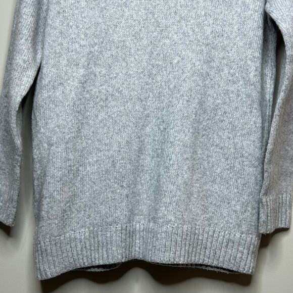 Joules Gray Penny Floral Embroidery Pullover Sweater Size 8 Crew Wool Blend - Picture 10 of 10